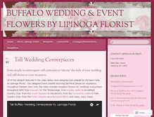 Tablet Screenshot of buffaloweddingandeventflowers.com